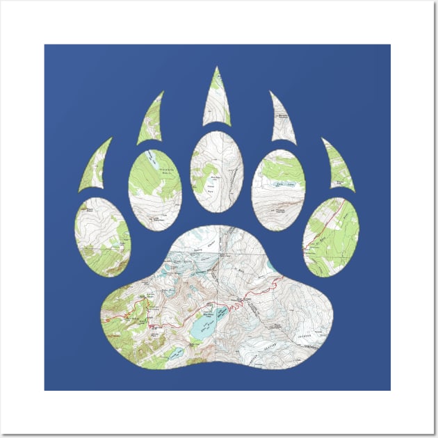 Glacier National Park Bear Paw Wall Art by TripleTreeAdv